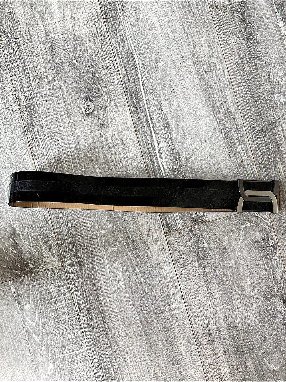 Adrienne Vittadini Women's Black Belt Size Medium